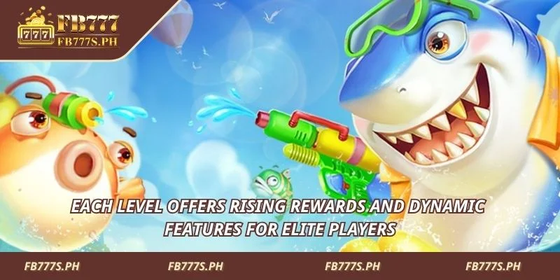 Each level offers rising rewards and dynamic features
