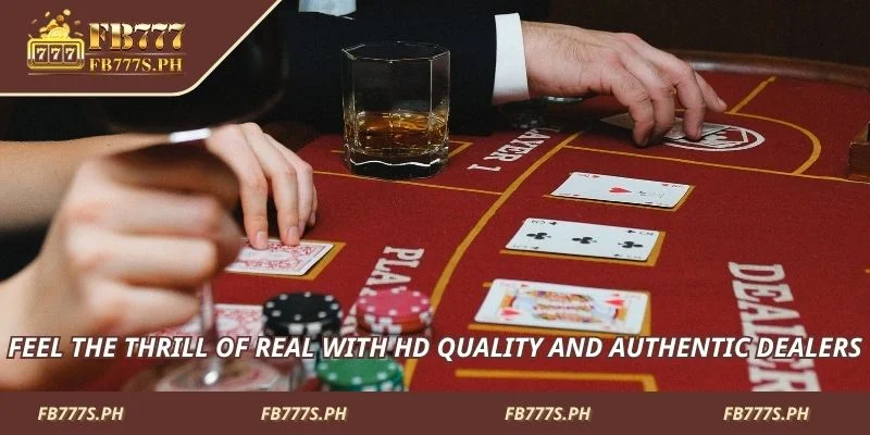 Feel the thrill of real with HD quality and authentic dealers
