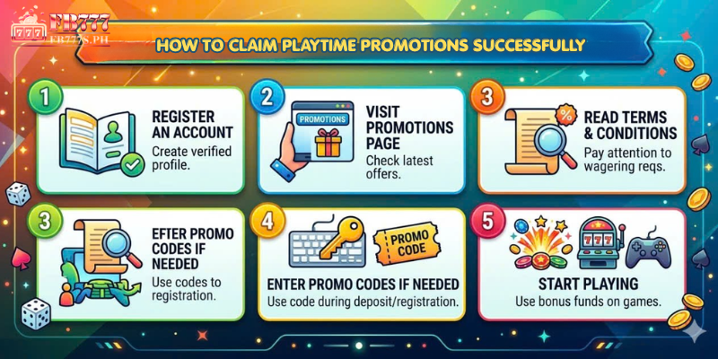 How to Claim PLAYTIME Promotions Successfully